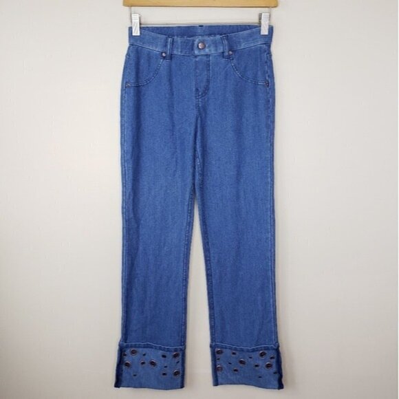 NWOT Hue | Grommet Cuff Jeggings - Picture 1 of 4